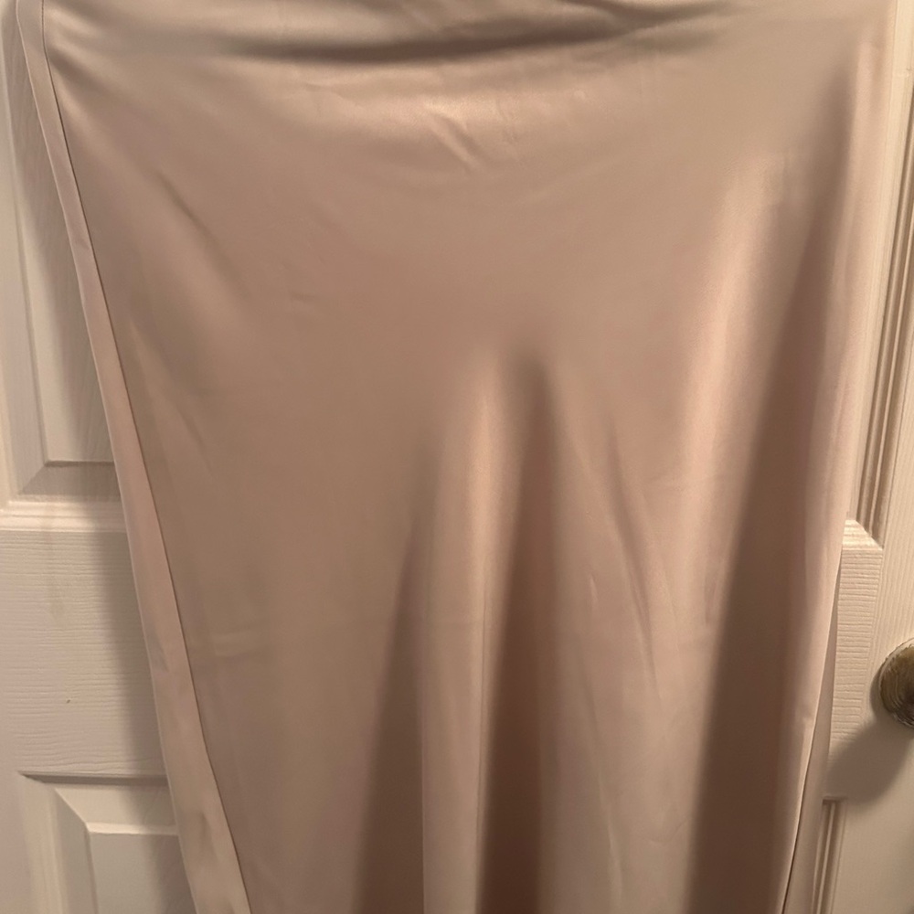 Rachel Zoe Elegant Beige Pencil Skirt